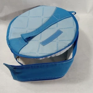 Blue Corning ware Insulated portable carry case fabric corning ware round - Picture 1 of 7