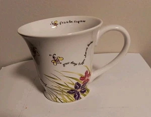 Vintage Mary Kay Beelieve Tasse Hummel Lippe Fuß Sockel Tasse positive Sätze - Bild 1 von 6
