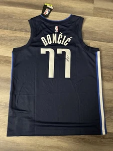 Luka Doncic Autograph Signed Jordan Swingman Dallas Mavs Jersey Size 48 - Picture 1 of 5