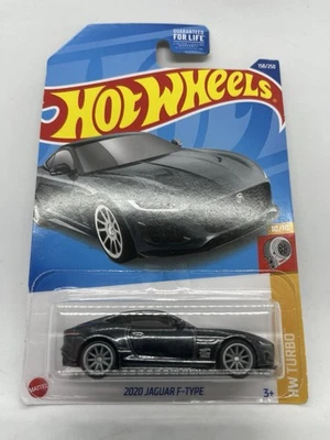 2022 Hot Wheels Super Treasure Hunt STH 2020 Jaguar F-Type Black #158/250 New! - Image 1 of 4
