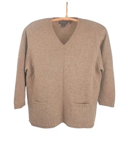 Suéter de Colección Designs & Co. Lane Bryant 100% Lana Para Mujer 14/16 Bolsillos - Imagen 1 de 7