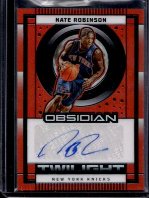 Grabado eléctrico Obsidian Nate Robinson Twilight 2024-25 naranja inundación automático #8/99 Foto 1 de 2