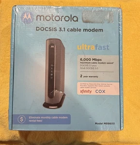 Motorola MB8600 DOCSIS 3.1 Gigabit Kabel Modem 6000 Mbps SZYBKA WYSYŁKA - Zdjęcie 1 z 3