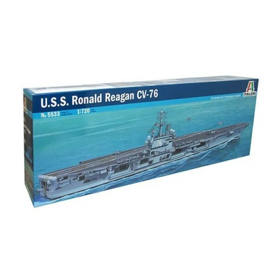 USS RONALD REAGAN KIT 1:720 Italeri Kit Navi Modellino Nuovo - Immagine 1 di 4