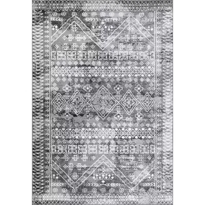Frances Moroccan Stripes Light Gray Doormat 3 Ft. X 5 Ft. Area Rug - Image 1 of 4