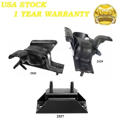 3 piezas montaje de motor y transmisión apto para Ford E-350 Club Wagon 2002-2005 5,4 L Foto 1 de 4