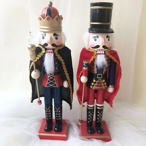 Clásico Cascanueces de Madera Guardia Capa Soldado para Decoración Ceremonia Hogar - Imagen 1 de 6