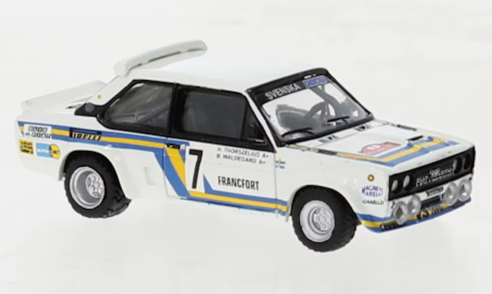 BREKINA PLAST BRE22661 FIAT - 131 ABARTH TEAM SVENSKA FIAT N 7 3rd RALLY MONTECA
