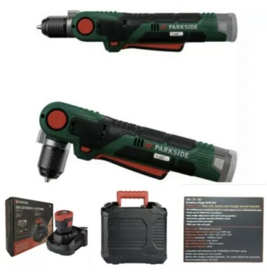 Parkside 12V Cordless Angle Drill + 2Ah  Battery & Charger New Cheapest in UK - Image 1 of 4