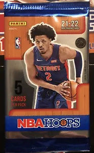 Panini 21-22 NBA HOOPS - Confezione 5 Card Gravity SIGILLATE IN FABBRICA (Giallo Parallelo) - Foto 1 di 6