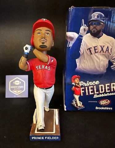 Prince Fielder Texas Rangers 2015 Bobblehead SGA ~ NIB ~ FREE Shipping Cover