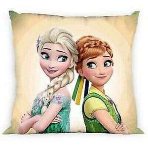 Cushion Frozen 100% Microfibre 40x40cm Elsa And Anna