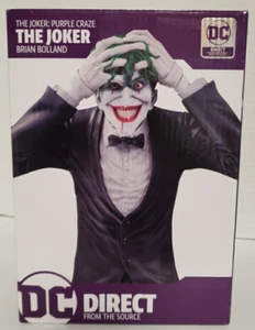 The Joker Purple Craze by Brian Bolland (DC Direct) 7" Resin Statue ltd ed NIB - Picture 1 of 6