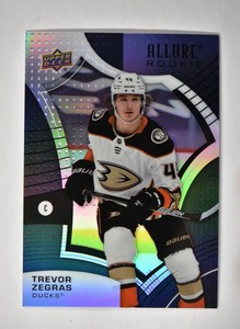 2021-22 UD Allure Base Black Rainbow Rookies #149 Trevor Zegras - Anaheim Ducks