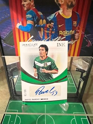 2018-19 Panini Immaculate INK I-PP Pavel Pardo AUTO Silver #81/99 - Image 1 of 4