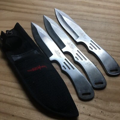 Gil Hibben Knives GH2011 Custom Design Set of 3 w/ Black Case 9"L x 1.25"W - Image 1 of 4