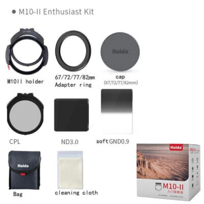 Haida 100mm M10-II holder enthusiast kit with Filter drop-in CPL - Image 1 of 4