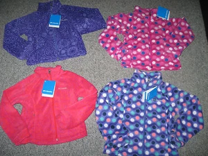 COLUMBIA Girl's Benton Springs or Sawyer Rapids Fleece Jacket,All Colors& Sizes - Picture 1 of 4
