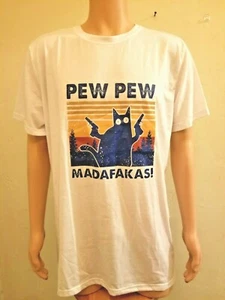 Men's Hawalian Tee Shirt "Pew Pew Madafakas!" Size XL - Picture 1 of 6