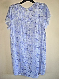 Ladies Plus Nightgown Purple Floral Size 3X NEW - Picture 1 of 3