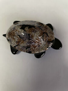 Lea Stein gold/black turtle