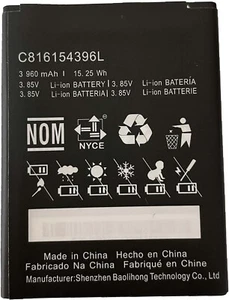 C816154396L C816154400L New Battery for BLU VIVO X6 V0570WW G60 V70 V0530WW - Picture 1 of 1