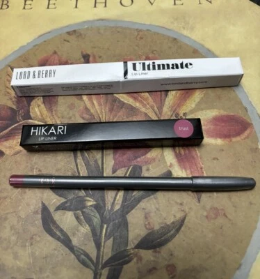 3x Lip Liner LOT Lord & Berry Ultimate 3037 + Hikari Trust + KAB Mauve & Brown - image 1 of 3