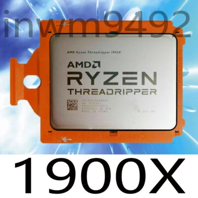AMD Ryzen Threadripper 1900X 3.80 GHz 8core 16-thread tr4 180W CPU processor - Image 1 of 2