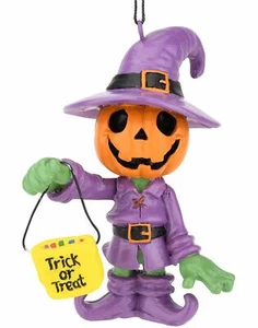 Tree Buddees entzückender Kürbismann mit Trick- oder Leckerbissentasche Halloween-Ornament - Bild 1 von 5
