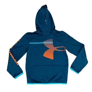 Under Armour ColdGear Fleece Logo Hoodie Boy’s Youth Size YXL - Picture 1 of 5
