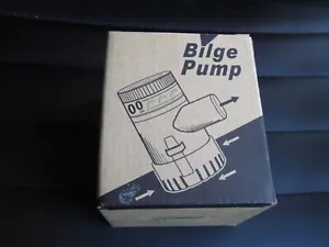 350GPH Mini Marine Bilge Water Pump Submersible Electric Rustproof For Yacht NEW - Bild 1 von 6