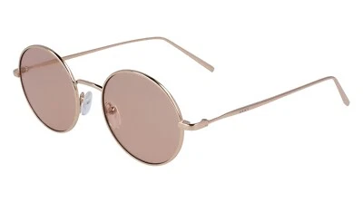DKNY DK105S 770 Sunglasses in Rose Gold DKNY Women's Round Sunglasses 47-19-135 - Image 1 of 3