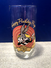 Warner Bros. 50Th Anniversary Bugs Bunny Glass 1990 Vintage Looney Tunes