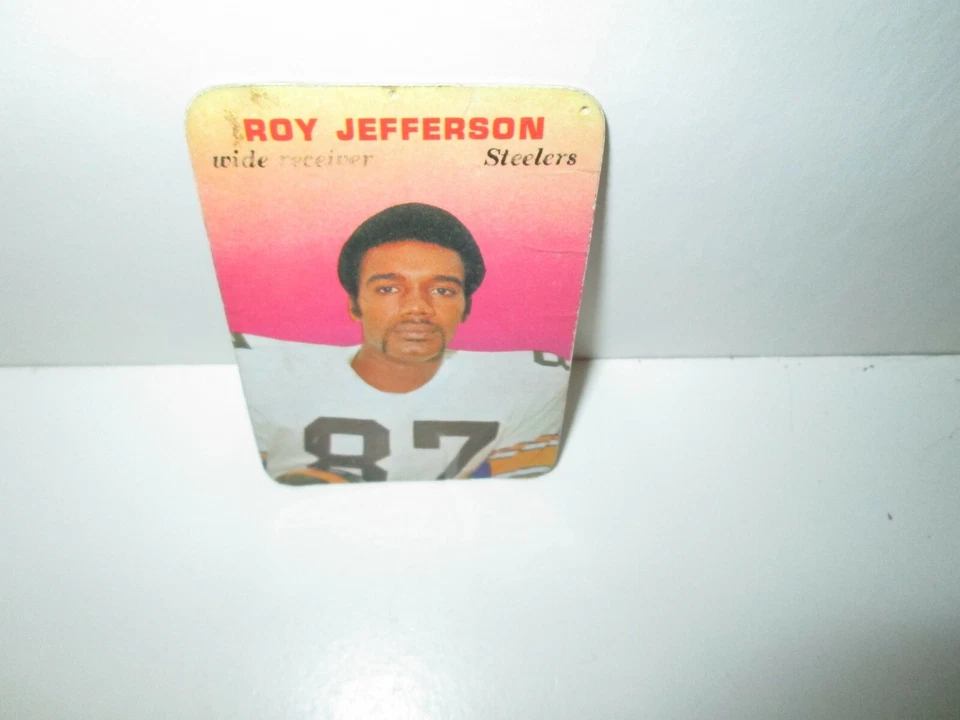 ROY JEFFERSON 1970 FOOTBALL CARD #17 High Gloss Unique STEELERS RECEIVER Fair  - Image 1 of 1