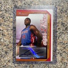 2005-06 Bowman Draft Signs of the Future Jason Maxiell #SOF-JM Rookie Auto RC