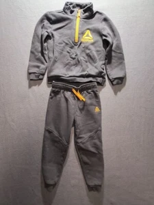 Reebok Toddler Boy Girl Quarter Zip 2Pc Fleece Set 4T *Zipper Wear - Picture 1 of 13