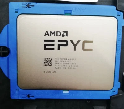 AMD EPYC 7281 2.1 GHz 16 core 32 MB Socket sp3 CPU processor PS 7281 bevgaaf - Image 1 of 2