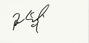 Miami Heat Ronny Seikaly Signed 8x4 Glossy Cut COA - Foto 1 di 1