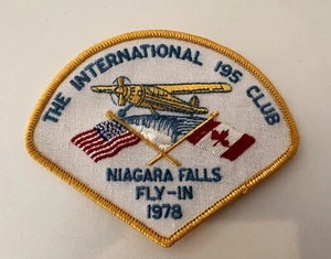 The International Fly-in Cessna 195 Club Patch 1978 Niagara Falls - Picture 1 of 3