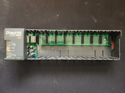 Automation Direct D2-09B-1 Direct Logic 9-Slot Panel Mount Din Rail #100G23PR7 - Image 1 of 4