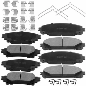 (8) Pastillas de freno delanteras y traseras con hardware para Lexus RX350 RX450h 2010-2015 - Imagen 1 de 5