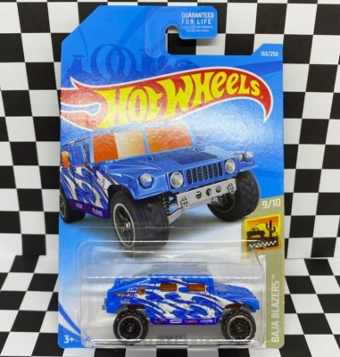 *TREASURE HUNT* Hot Wheels 2019 Mainline F Case Baja Blazers Blue Humvee 1/64 Foto 1 de 4