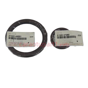 2X Engine Crankshaft Seal-Oil Front&Rear for Hyundai Starex H-1 Kia Bongo 3 2.5L - Picture 1 of 5