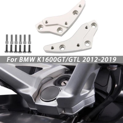 Elevador de manillar plateado CNC aluminio 0,75" para BMW K1600GT K1600GTL 2012-2023 Foto 1 de 4