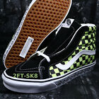 Vans Sk8-hi Bmx Black Sharp Neon Green Men's Size 11.5 Skate Shoes
