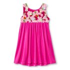 U-Knit Toddler Girls Rosette Empire Dress - Fashion Fuchsia Pink - Size 2T, 3T