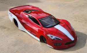 Racer RC by Andy’s RC C8 Z06 No Prep .040 Drag Body - Bild 1 von 6