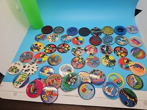 Lot of POGs + 10 Slammers: X-Men/Marvel Comics from 1993/1994 Toy Biz Marvel - Picture 1 of 10
