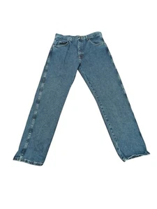 Jeans uomo denim da lavoro WRANGLER robusto taglia 36x32 blu 35001AI - Foto 1 di 12