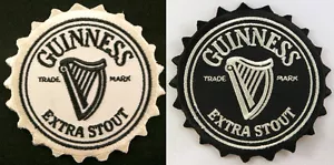 Toppa tappo bottiglia birra Guinness, ferro/cucitura su distintivo, birra, stout - Foto 1 di 3